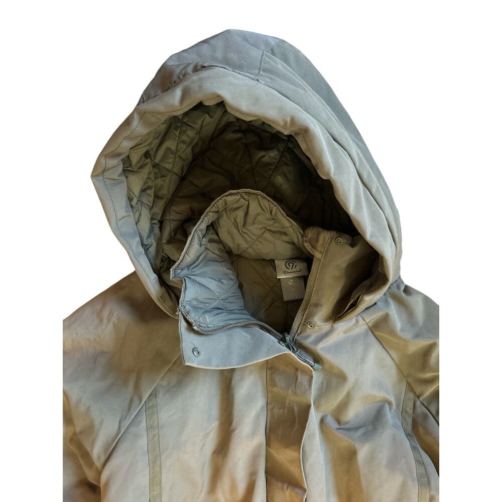 Champion Olive Drab Coat with Hood Size Extra Large XL Unisex
